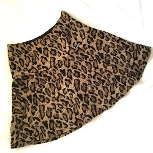 Free People Animal Chenille Print Skirt. Sz 2